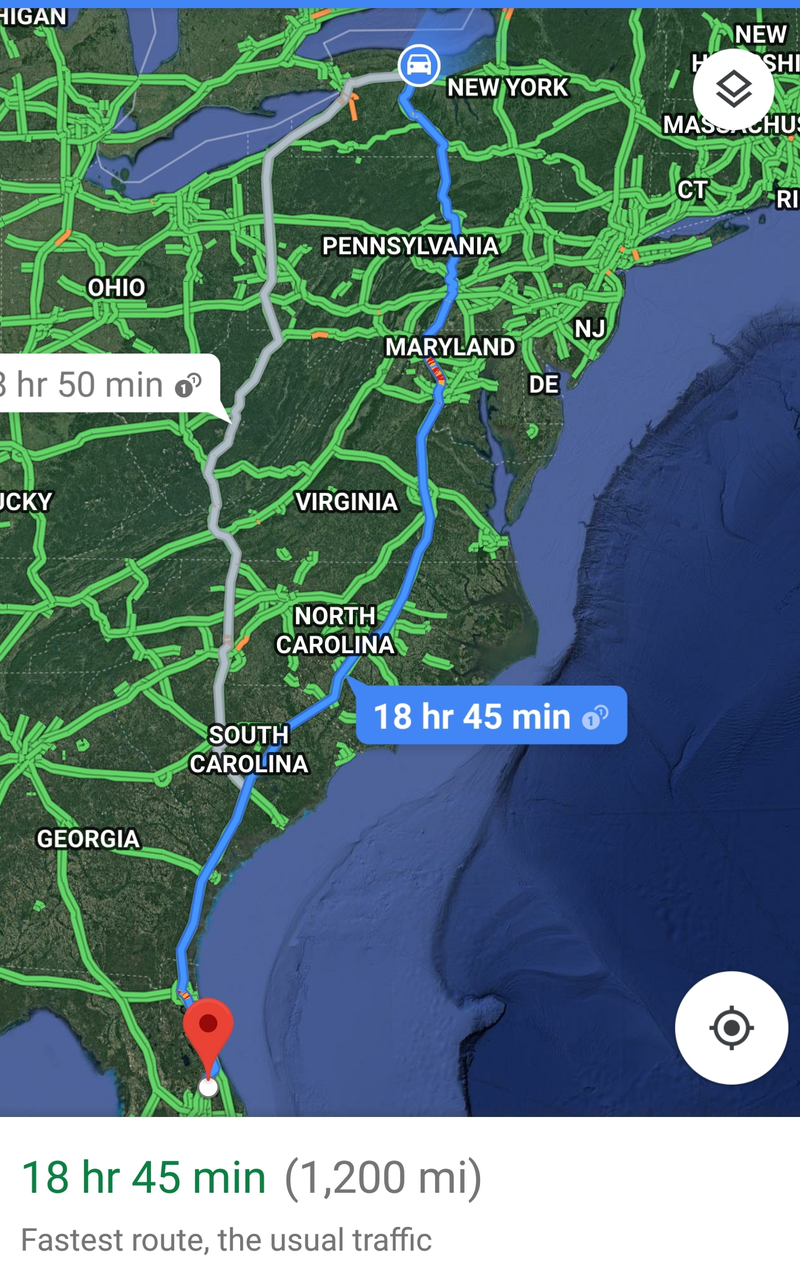 Illustration for article titled 18 hours, 45 min, 1200 miles. Welcome to the chrome ball run 1200
